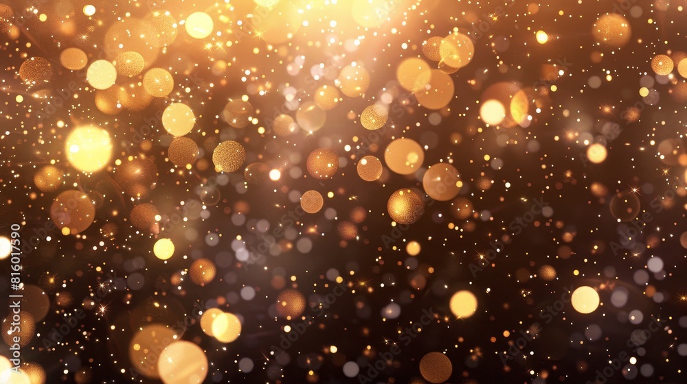 Gold particles and sprinkles for holiday decoration Gold particles and sprinkles for holiday decoration