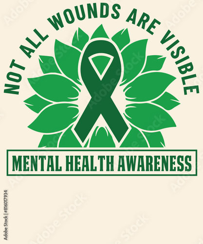 Not all wounds are visible mental health awareness