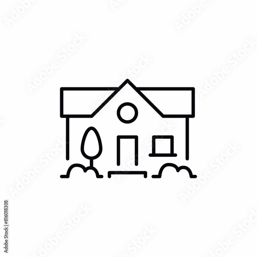 house home estate residence icon