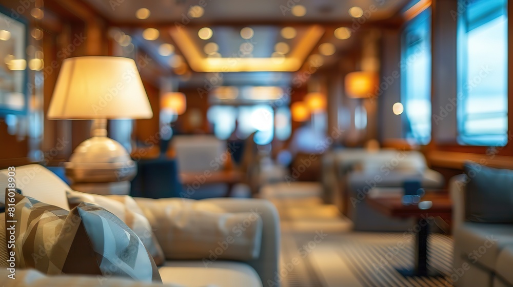 selective focus luxurious blur view of living room, cozy with comfort atmosphere, Generative Ai selective focus luxurious blur view of living room, cozy with comfort atmosphere, Generative Ai