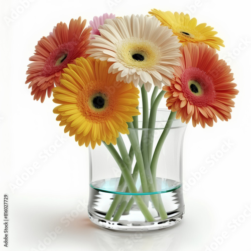 gerber flowers in vase