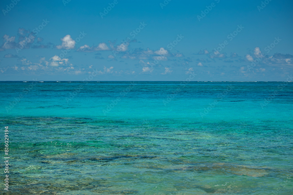 Fototapeta premium Sea of ​​the 7 colors of San Andres Islands Colombia