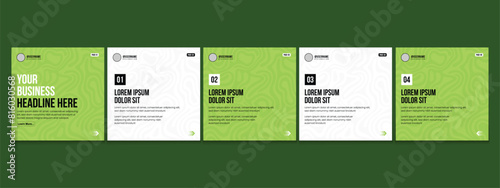 LinkedIn carousel post, social media Instagram carousel post, modern and editable business carousel template design