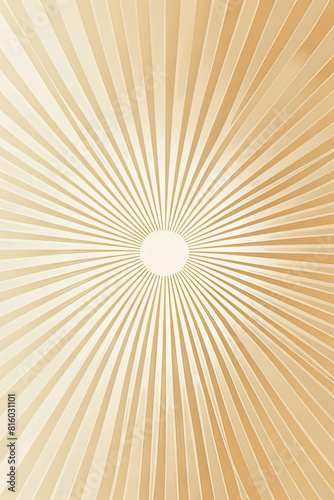 sunburst poster background beige