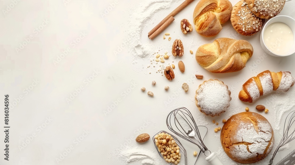 world baking day background concept with copy space world baking day background concept with copy space