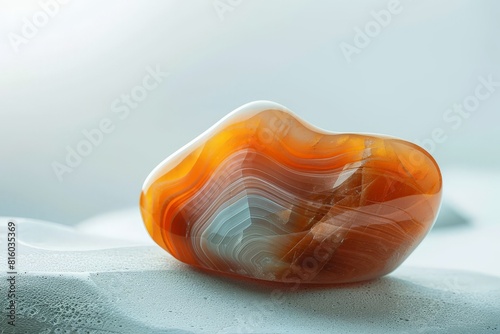 wellness - stone and leaf. Beautiful simple AI generated image in 4K, unique. photo