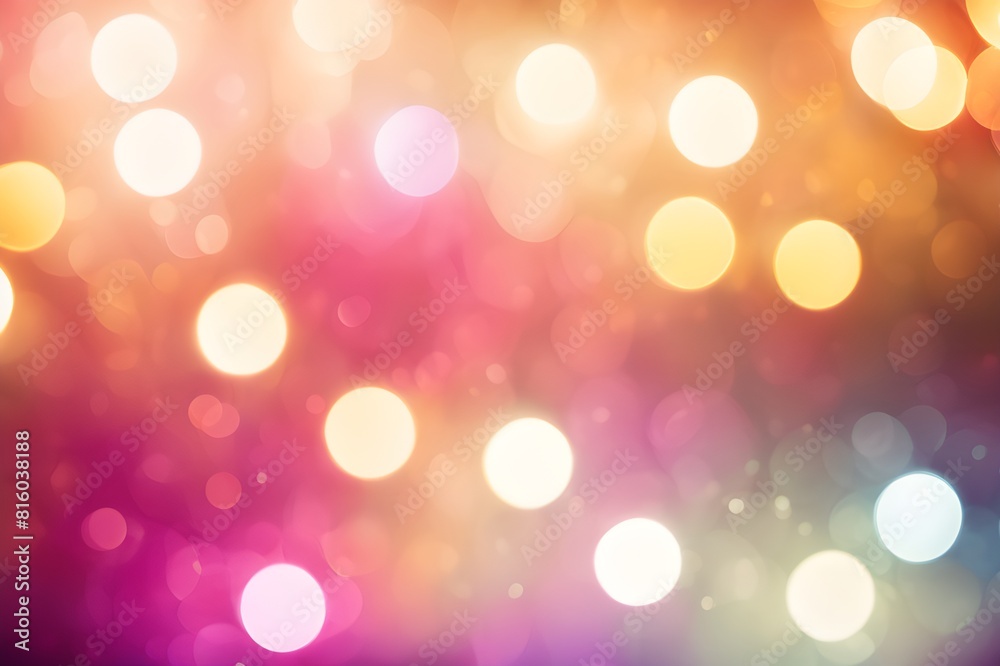 Colorful Bokeh Lights Blurred Background Colorful Bokeh Lights Blurred Background