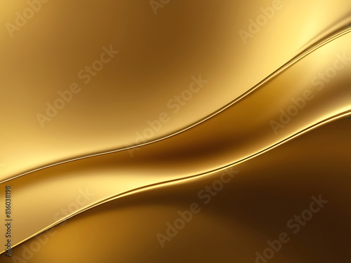 Abstract gold gradient background looks modern blurry textured gold wall. ai