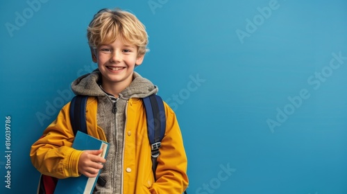Young Boy Ready for School photo
