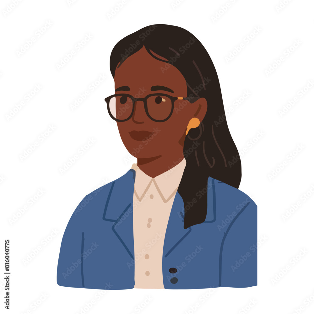 Businesswoman flat design vector illustration Businesswoman flat design vector illustration