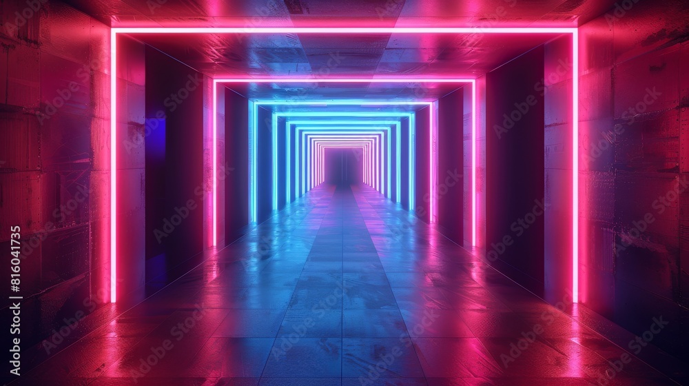 3d Minimalistic Wireframe Structures with Neon Glow, Evoking Futuristic Vibes 3d Minimalistic Wireframe Structures with Neon Glow, Evoking Futuristic Vibes
