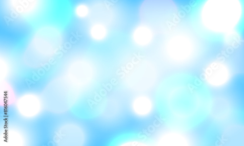 blue bokeh blurry blink light abstract background vector © komkrit234