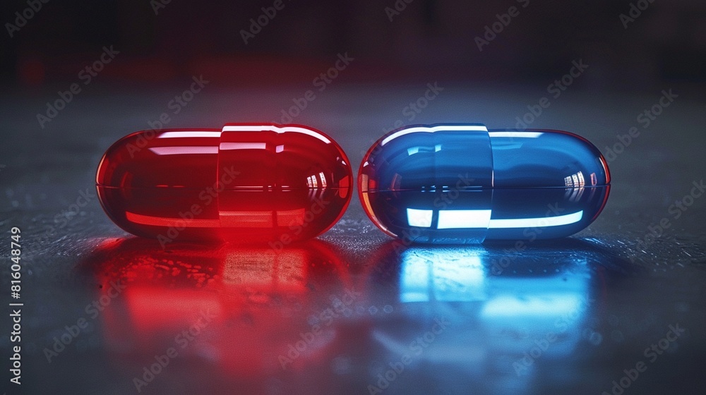 Red pill or blue pill, the decision between truth and lie Red pill or blue pill, the decision between truth and lie