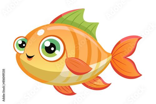 Cartoon animals under the sea  Sea Life- Happy Fish