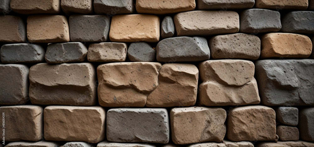 Cobblestone stacked wall background, Stone wall texture Cobblestone stacked wall background, Stone wall texture