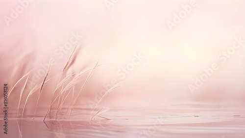 Pink abstract landscape background