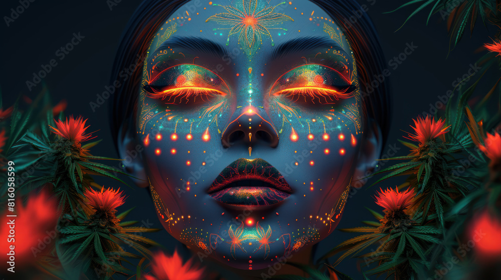 Image of a trippy goddess Image of a trippy goddess