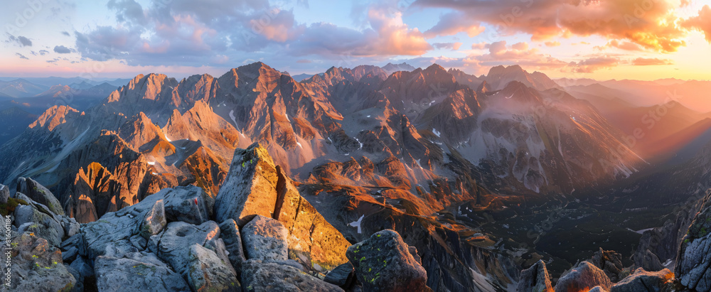 Obraz premium Crafting a Vector Illustration Masterpiece. Capturing the Essence of a Summer Day