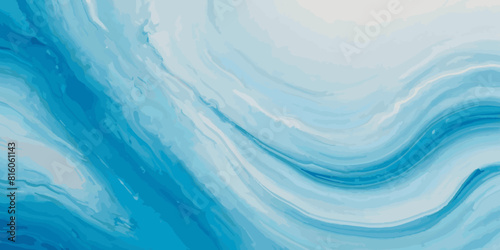 Abstract art teal soft blue sea water ocean wavy background. Water  ocean wave white and soft blue aqua, teal texture.
