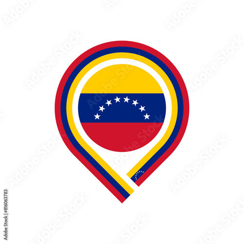 map pin icon of venezuela flag. vector illustration isolated on white background Free Download map pin icon of venezuela flag. vector illustration isolated on white background - GFXLoad