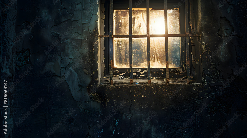 Old dark window : Generative AI Old dark window : Generative AI
