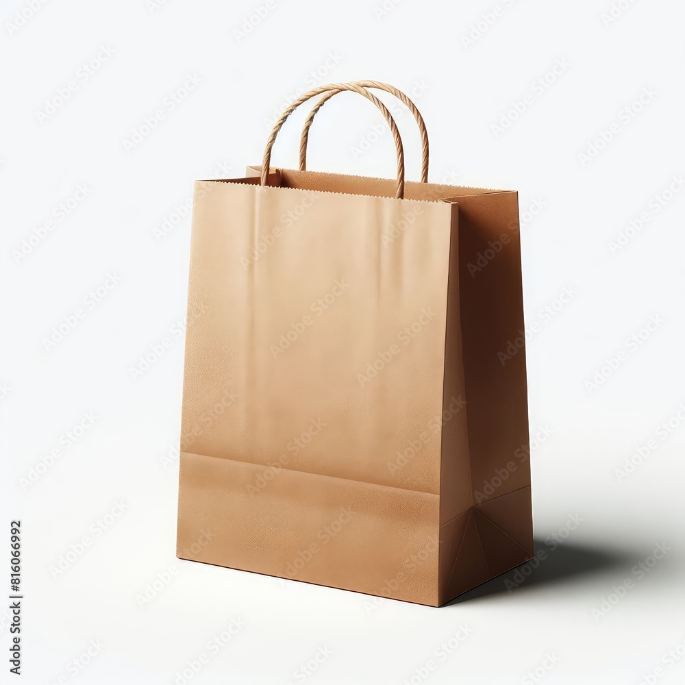 Paper bag isolated on a white background Paper bag isolated on a white background