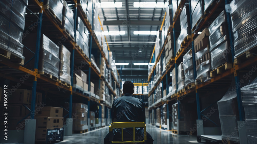 worker in warehouse