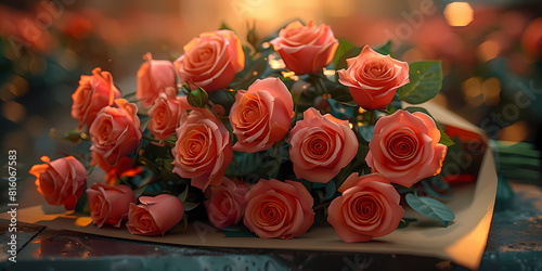 Radiant Rose Bouquet: Capturing the Essence of Elegance