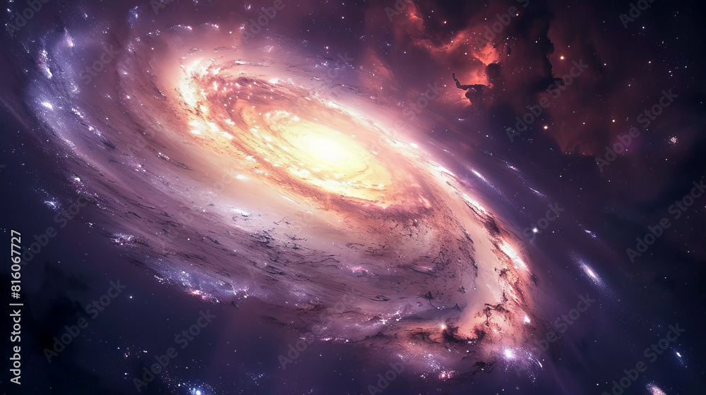Hyper-Realistic Beauty Impressive Galaxy Nebula Captured in Stunning Detail and Splendor Hyper-Realistic Beauty Impressive Galaxy Nebula Captured in Stunning Detail and Splendor