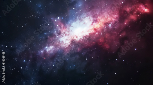 Hyper-Realistic Beauty Impressive Galaxy Nebula Captured in Stunning Detail and Splendor