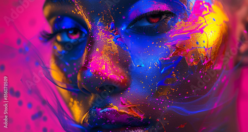 zoomed 3d realistic colorfull asmr pic for wallpaper
