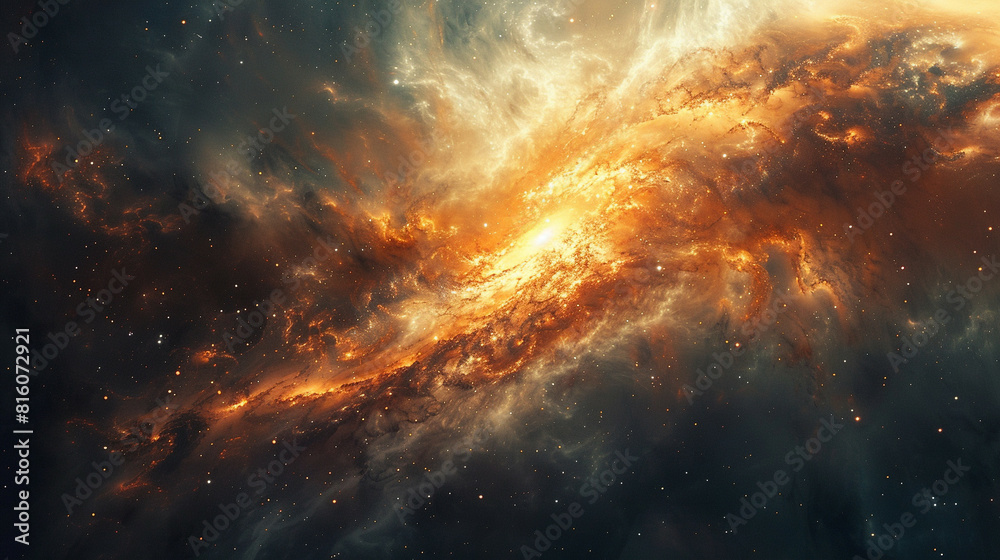 Cosmic Splendor Interstellar Impression of a Distant Galaxy, Unveiling the Majesty of the Universe Cosmic Splendor Interstellar Impression of a Distant Galaxy, Unveiling the Majesty of the Universe