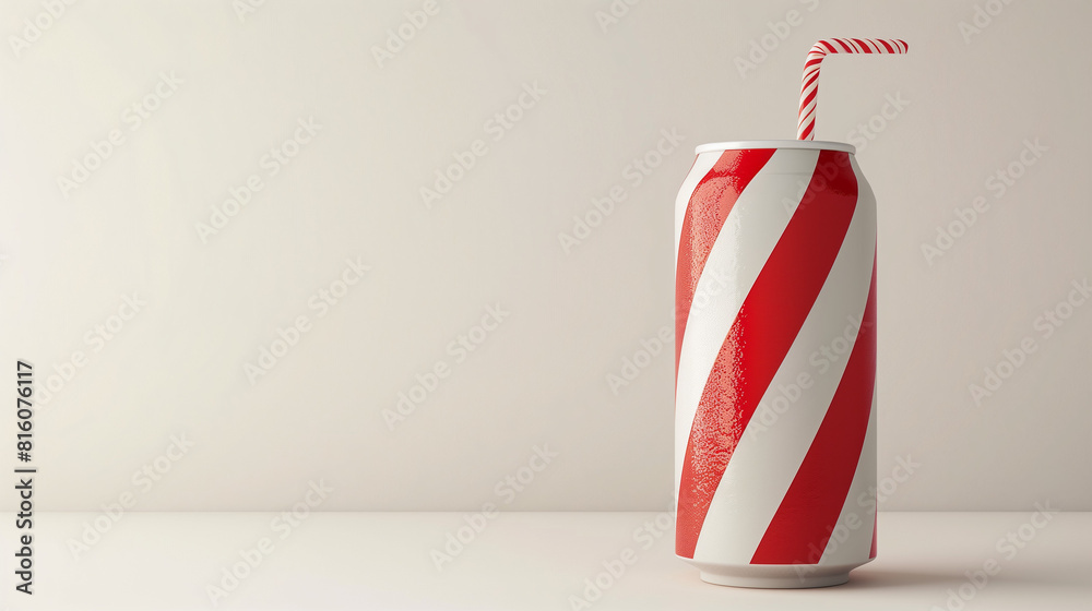 Aluminum Drink Can. A group of colorful aluminum cans of beverage, top ...