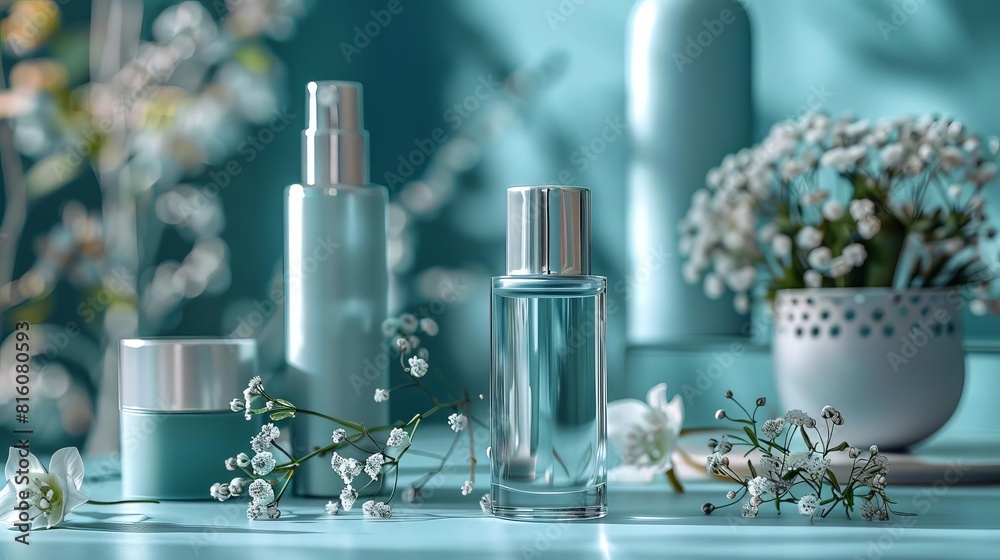 Cosmetic Product Mockup, Elegant Settings Cosmetic Product Mockup, Elegant Settings