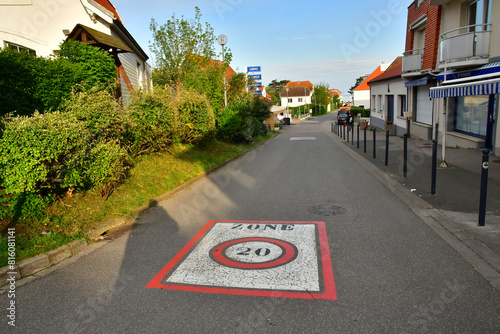 Wissant; France - may 10 2024 : picturesque city photo