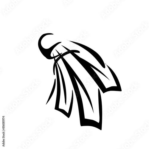 Shuttlecock icon symbol vector