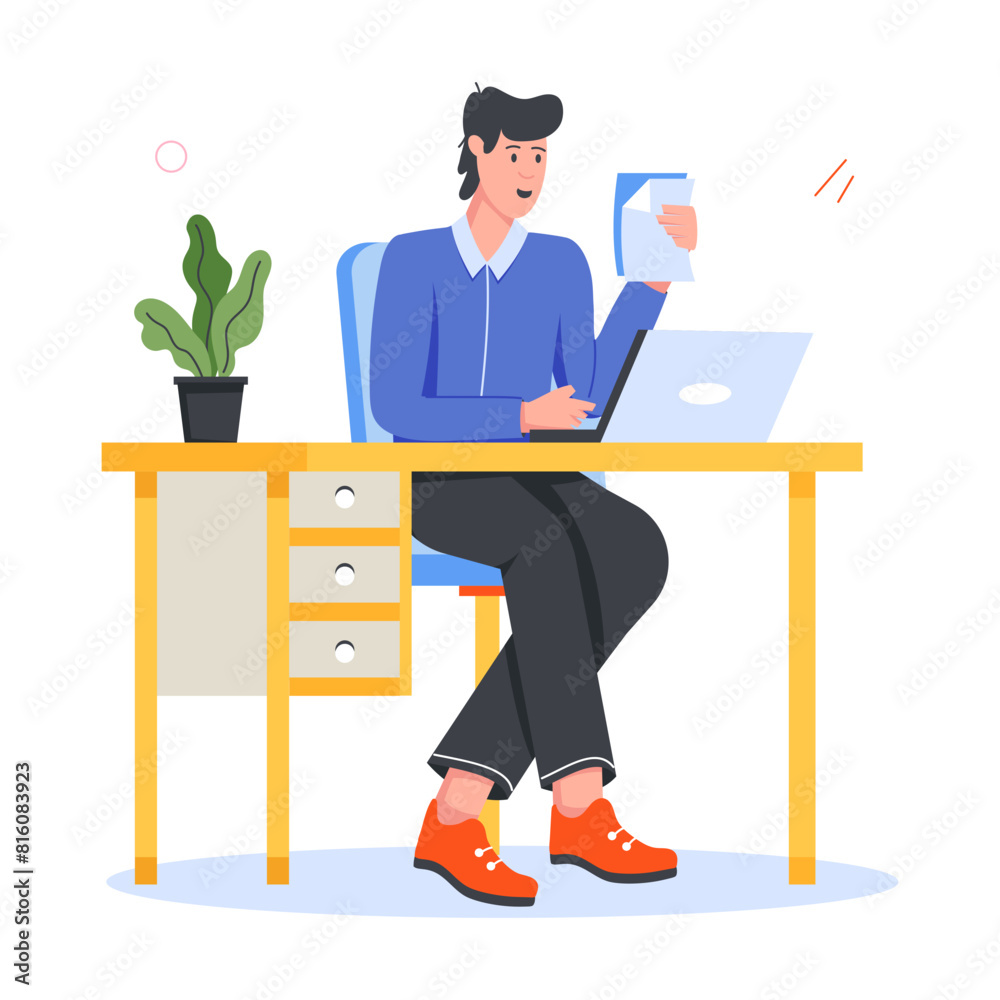 Occupations Flat Character Icons Occupations Flat Character Icons