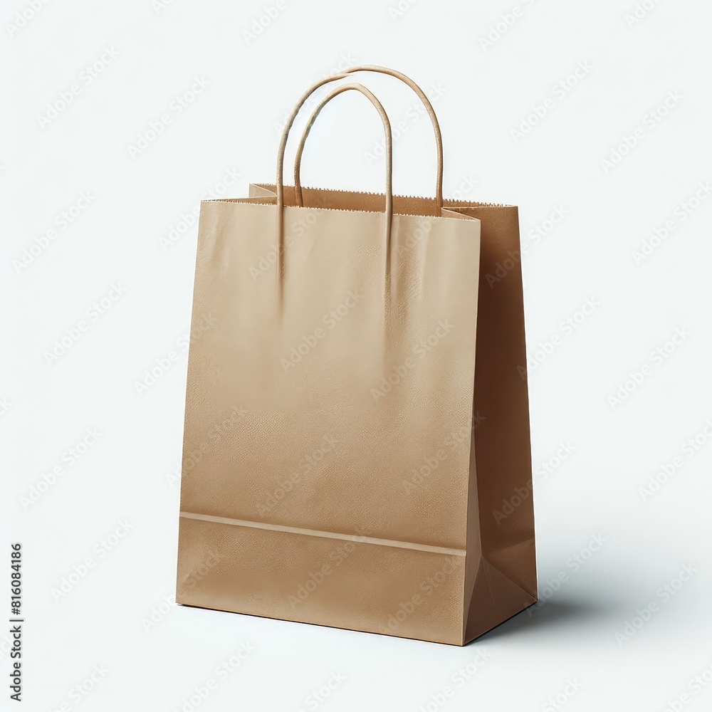 Paper bag isolated on a white background Paper bag isolated on a white background