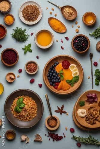 Wallpaper Mural Abstract background on the Restaurant Business theme. Torontodigital.ca