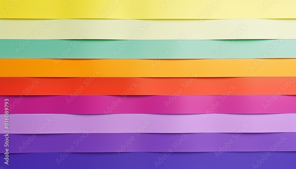 rainbow colored paper