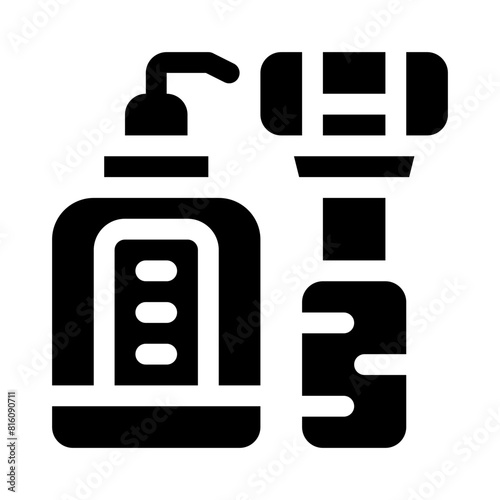razor glyph icon