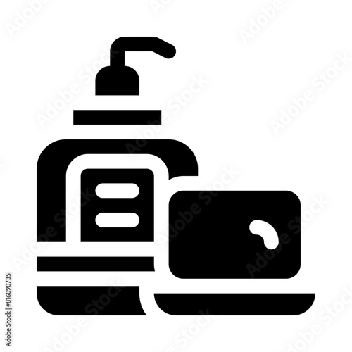 toiletries glyph icon