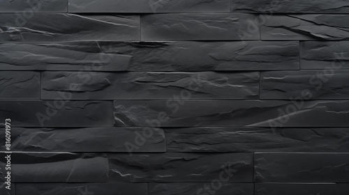 black slate rock tile texture pattern