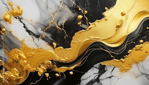 background of gold and black 