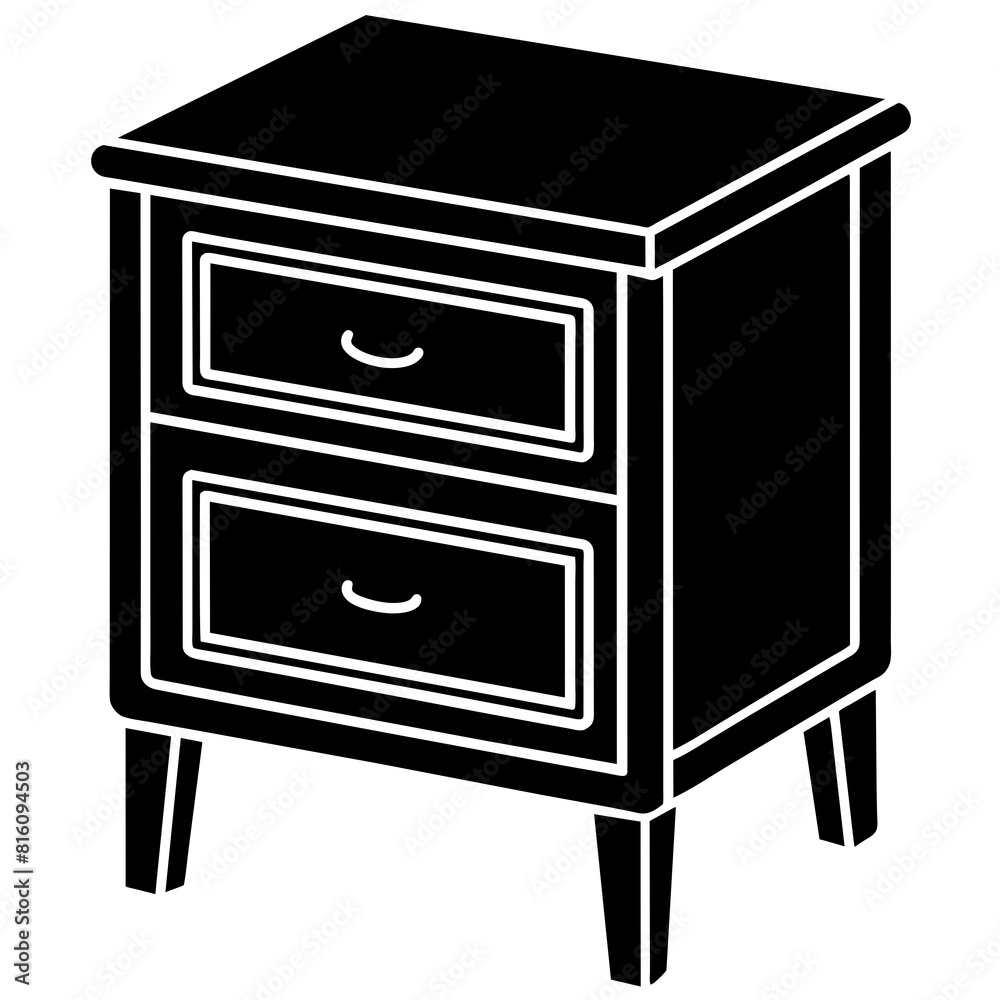 furniture set isolated on white vector icon furniture set isolated on white vector icon