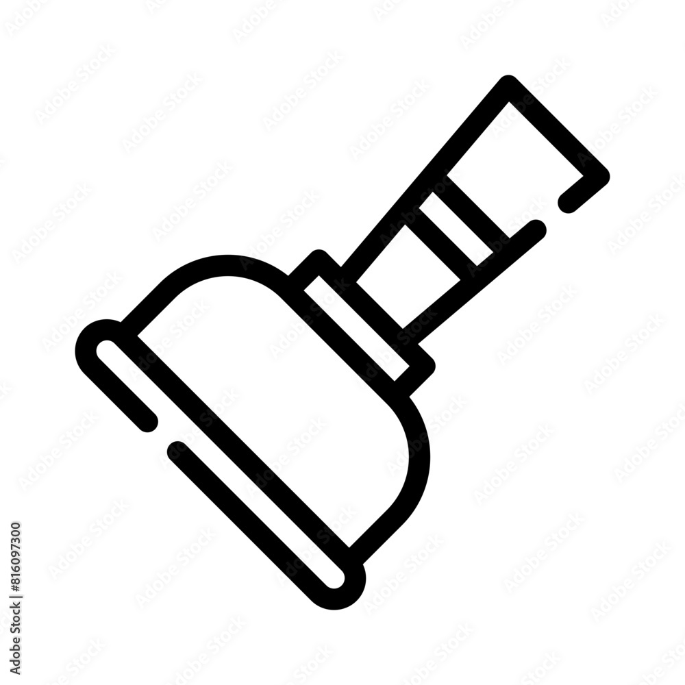 plunger line icon plunger line icon