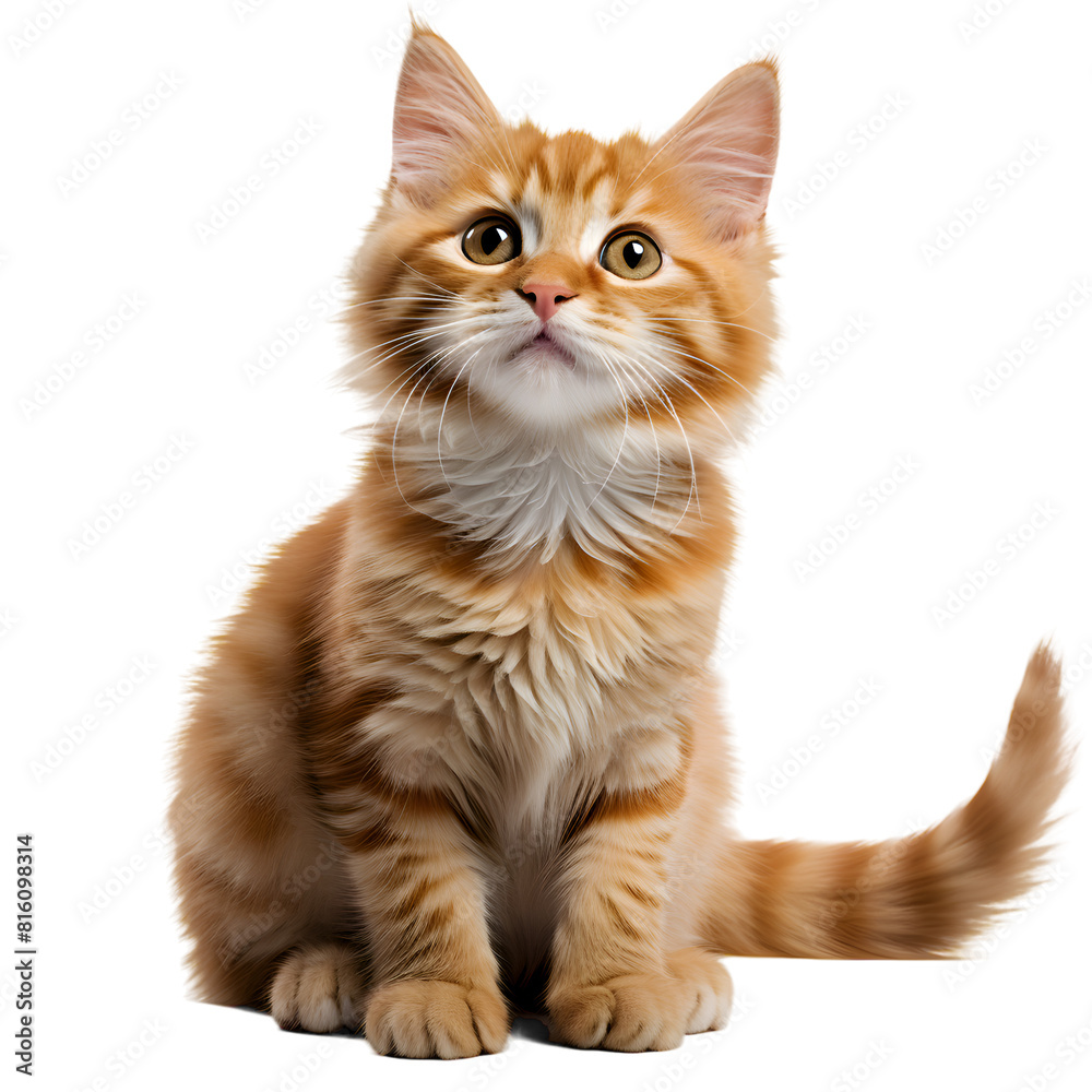 Obraz premium cat isolated png 