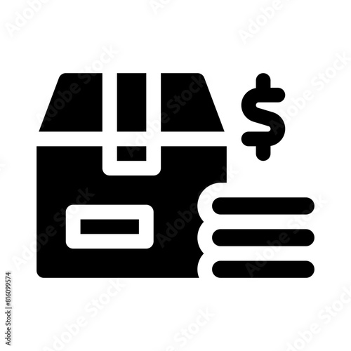 funding glyph icon