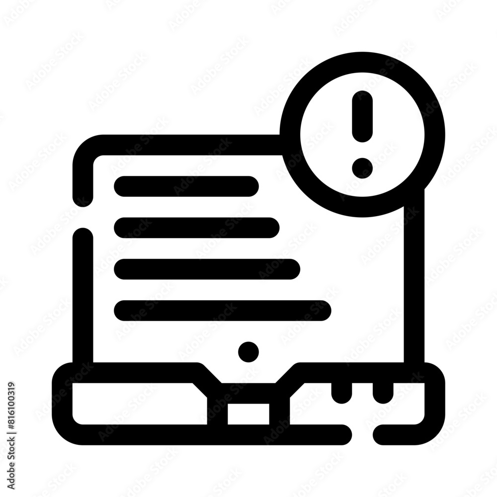 incident line icon incident line icon