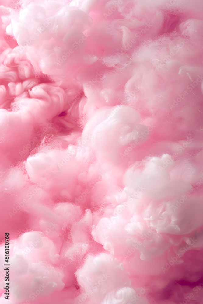 Fluffy pink cotton candy cloud texture background, perfect for carnival and festival themed designs. Fluffy pink cotton candy cloud texture background, perfect for carnival and festival themed designs.